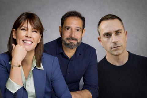 Mabel Lozano, Pere Estupinyà y Miquel Ramos