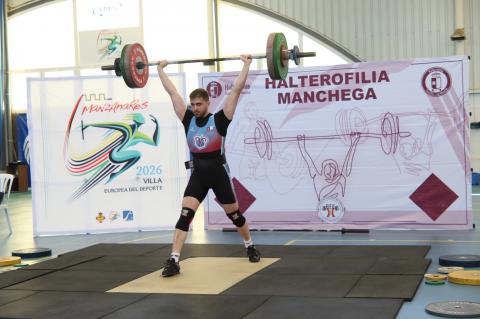 Campeonato absoluto de halterofilia de Castilla-La Mancha 2026 en Manzanares