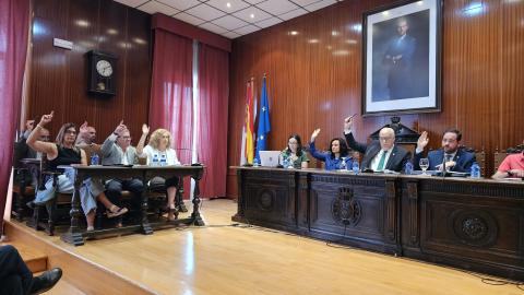 Aprobación unánime de uno de los puntos de la sesión