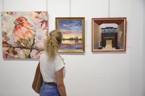 Exposición de los cursos de Pintura y Grabado (fin del curso 205-26 de la UP)