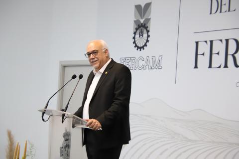 Julián Nieva en la inauguración de Fercam 2026