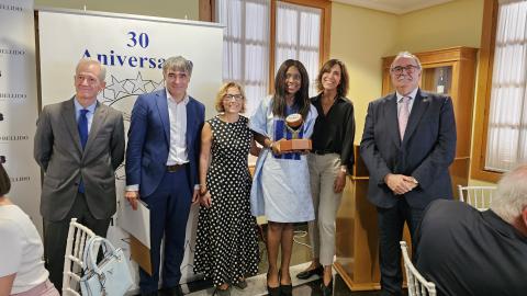 Entrega del premio de Tertulia XV a Amigos de Sierra Leona