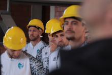 Visita del Manzanares FS al pabellón