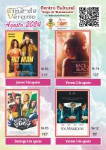 Cartelera cine de verano agosto 2024