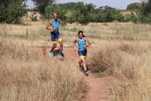 María José Sánchez de la Serrana y Paquillo (CD Opticalia Triatlón Manzanares), medalla de oro en el campeonato de España de duatlón cros 2024