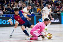 Barça-Quesos El Hidalgo Manzanares FS (Fotografía: Fútbol Club Barcelona)