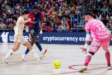 Barça-Quesos El Hidalgo Manzanares FS (Fotografía: Fútbol Club Barcelona)