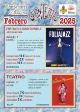 Programación cultural febrero 2025