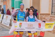 Paquillo y María José Sánchez en el IV Duatlón Cross Conrado García (Fotografía: CD Triatlético Tomelloso)