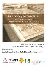 Presentación del libro ‘Reposo y memoria. Historia de los cementerios de Manzanares’