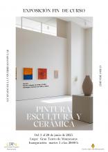 Exposición pintura y escultura y cerámica