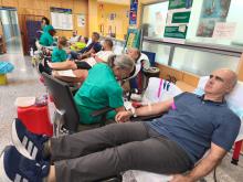 Donaciones de sangre en el hospital de Manzanares 
