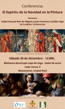 Conferencia ‘El espíritu de la Navidad en la pintura’, a cargo de Isabel Pascual Ruiz y Juan Francisco Castillo Vega, de Curabitur.