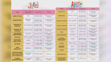 Talleres julio y agosto Casa de la Juventud 2026
