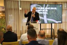 Jornada de sostenibilidad en el transporte profesional del Grupo Peinado-Scania