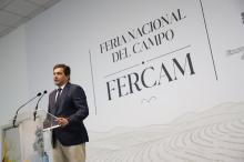 Miguel Ángel Valverde en la inauguración de Fercam 2026