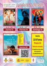 Cartelera del cine de verano (segunda quincena de agosto de 2026)
