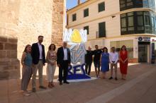 Nuevo letrero turístico de Manzanares en la plaza de la Constitución