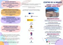Folleto Cursos Centro de la Mujer octubre 2026-enero 2027