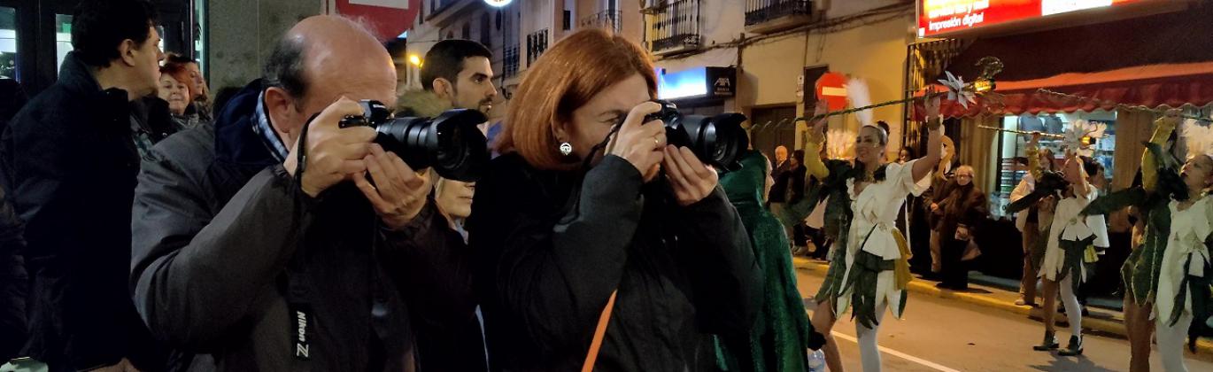 Participantes en el concurso fotográfico de carnaval