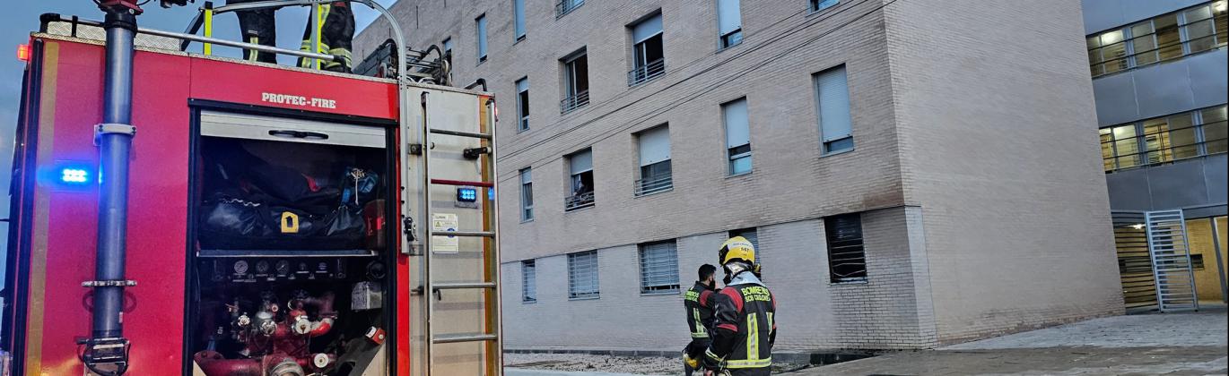 Incendio vivienda Avenida del Parque