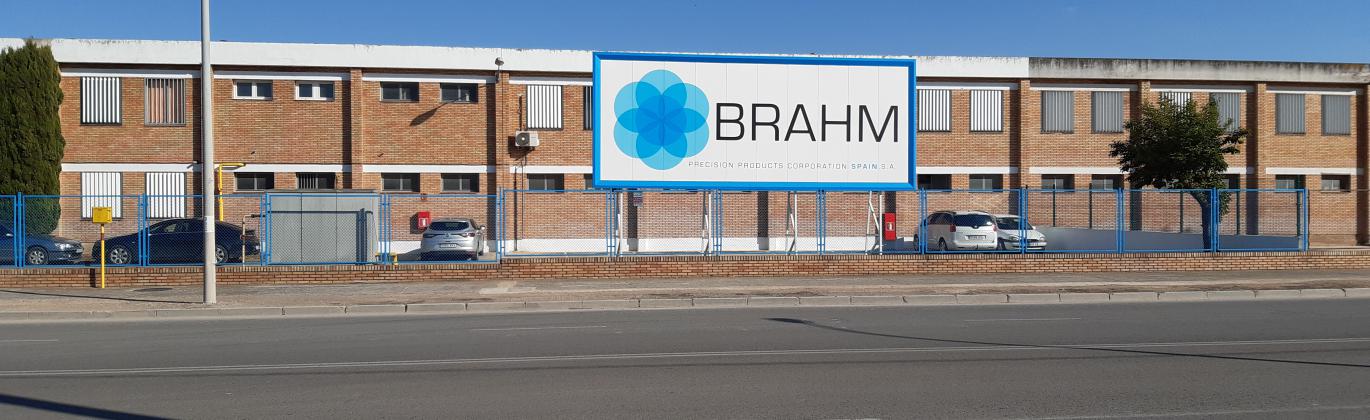 Exterior de la factoría Brahm del polígono industrial de Manzanares