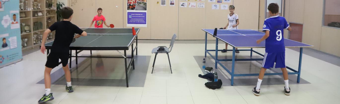 Tenis de mesa en la Casa de la Juventud