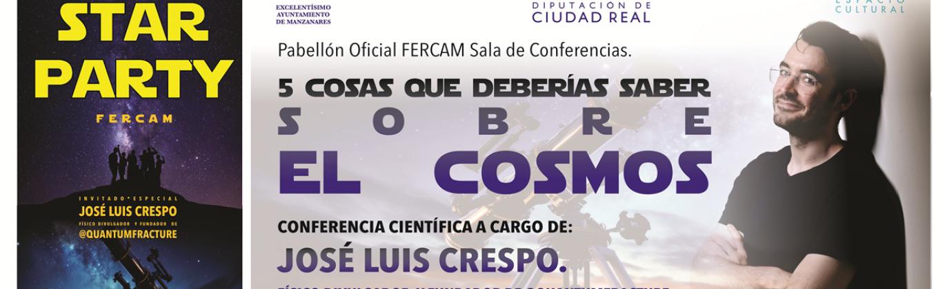 Conferencia de QuantumFracture en las II jornadas de astronomía y ciencia 'Julián Gómez-Cambronero'