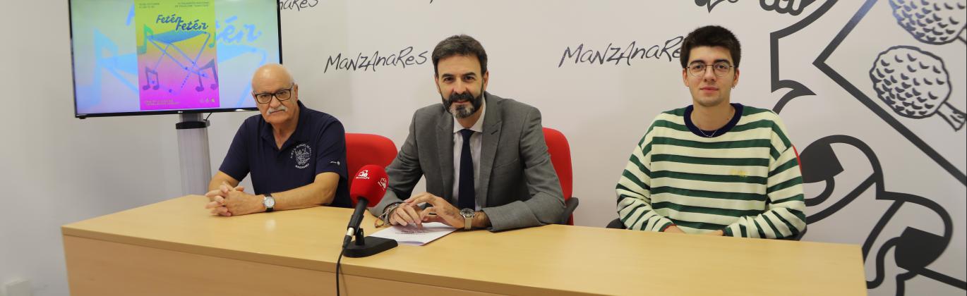 Jesús Romero junto a Blas Jiménez y Manuel Sánchez Migallón