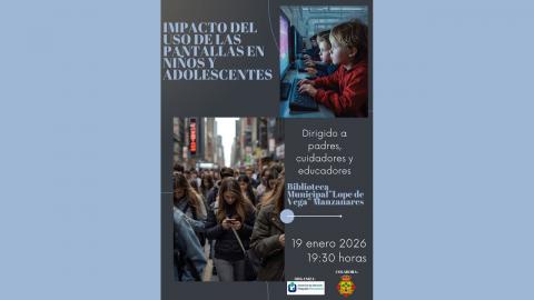 Embedded thumbnail for Charla ‘Impacto del uso de las pantallas en la infancia y adolescencia’